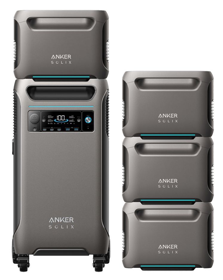 Anker SOLIX F3800 + Expansion Battery + FREE Protective Bag