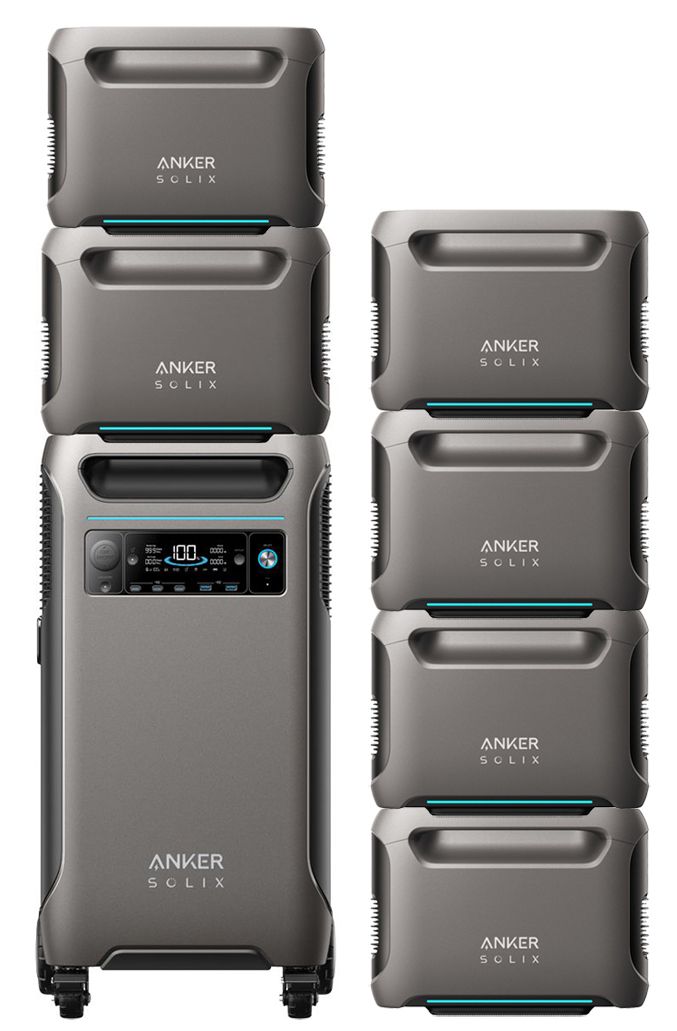 Anker SOLIX F3800 + Expansion Battery + FREE Protective Bag