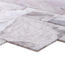 Atlantic Grey Marble Tiles Antique Pattern Sand-Blasted Brushed - Livfloors Collection