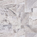 Atlantic Grey Marble Tiles Antique Pattern Sand-Blasted Brushed - Livfloors Collection