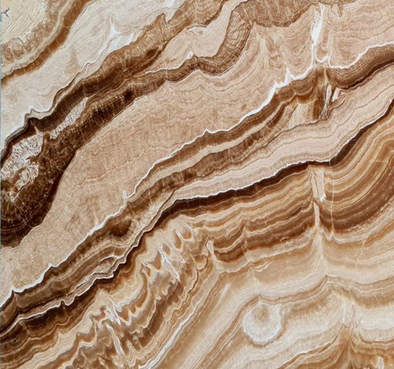 Arizona Wave Bookmatching Onyx Slabs Polished - Full Truckload