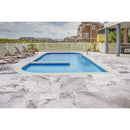 Atlantic Grey Marble Tiles Antique Pattern Sand-Blasted Brushed - Livfloors Collection
