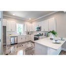 Atlantic Grey Cloudy Floor and Wall Marble Tile Polished - Livfloors Collection