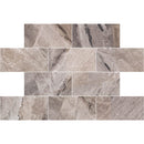 Atlantic Grey Cloudy Floor and Wall Marble Tile Polished - Livfloors Collection