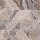 Atlantic Grey Cloudy Floor and Wall Marble Tile Polished - Livfloors Collection
