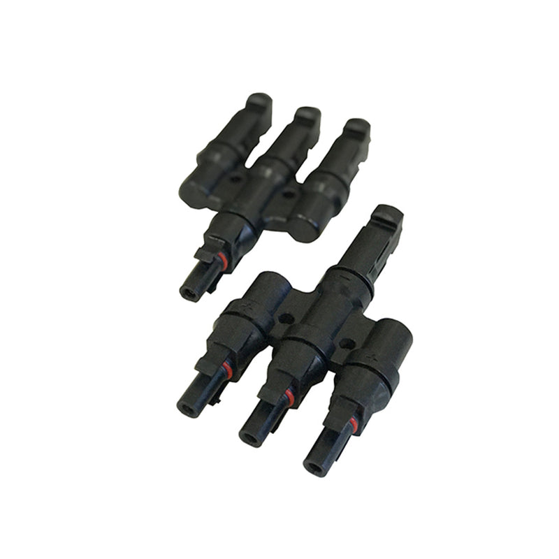 Renogy RNG-CNCT-MC4Y-M - Renogy Solar MC4Y2 Branch Connectors MMMF+FFFM Pair, Multicolor