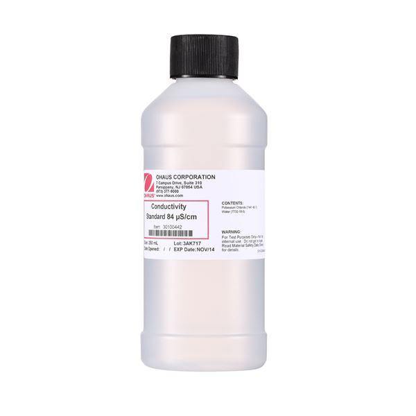 Solución de conductividad Ohaus 30100442 84 µs/cm, 250 ml