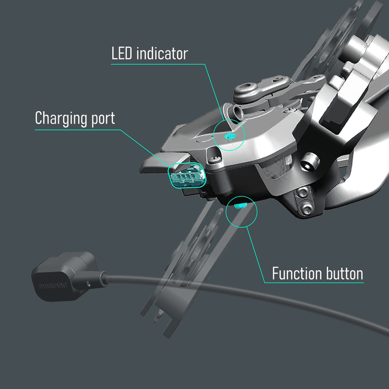 Shimano RD-R9250 Di2 REAR DERAILLEUR, DURA-ACE, 12-SPEED, TOP NORMAL, SHADOW DESIGN, DIRECT ATTACHMENT (DIRECT MOUNT COMPATIBLE)