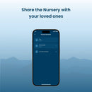 Monitor de sueño Babysense Connect: movimiento respiratorio del bebé con análisis del sueño
