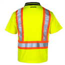 Hi-Vis Reflective Two-Tone Safety Polo Shirt