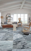 Bardiglio Gray Marble Polished Floor and Wall Tile - Large Format - Livfloors Collection