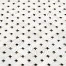 Carrara White-Toros Black Basketweave Mosaic Floor and Wall Tile - Livfloors Collection