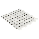 Carrara White-Toros Black Basketweave Mosaic Floor and Wall Tile - Livfloors Collection