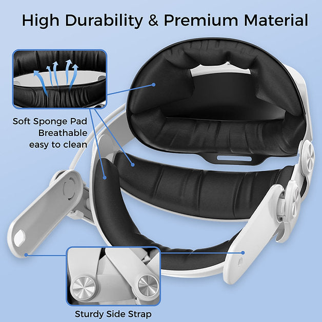 Snungle Sungale Enhanced Comfort Elite Head Strap for Oculus Quest 2 with ...
