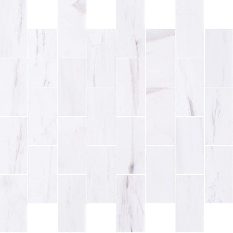 Bianco Dolomite Marble Tile Honed-Wall Collection - Livfloors Collection