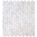 Bianco Ibiza White Marble Tumbled Mosaic Floor and Wall Tile - Livfloors Collection