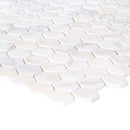 Bianco Ibiza White Marble Tumbled Mosaic Floor and Wall Tile - Livfloors Collection