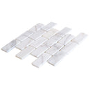 Bianco Ibiza White Marble Tumbled Mosaic Floor and Wall Tile - Livfloors Collection