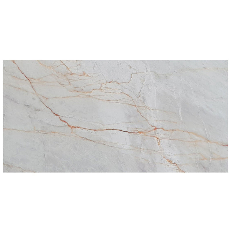 Bianco Venato Exotic Marble Polished Floor and Wall Tile - Large Format - Livfloors Collection