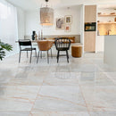 Bianco Venato Exotic Marble Polished Floor and Wall Tile - Large Format - Livfloors Collection