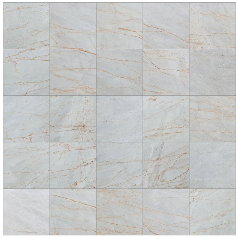 Bianco Venato Exotic Marble Polished Floor and Wall Tile - Large Format - Livfloors Collection