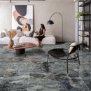 Black Leopard Exotic Marble Polished Floor and Wall Tile - Large Format - Livfloors Collection