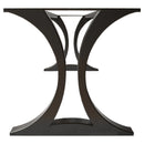 Modern Metal Dining Table Base for Heavy Table Tops Matte Black