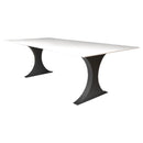 Modern Metal Dining Table Legs for Heavy Table Tops Matte Black
