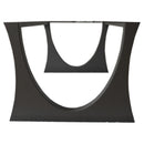 Metal Dining Table Base for Heavy Table Tops Matte Black