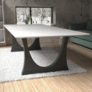 Metal Dining Table Base for Heavy Table Tops Matte Black