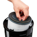 Purificador de aire de torre 4 en 1 Homedics TotalClean, color negro