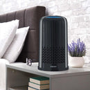 Purificador de aire de torre 4 en 1 Homedics TotalClean, color negro