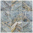 Blue Lagoon Dolomite Exotic Marble Polished Floor and Wall Tile - Large Format - Livfloors Collection