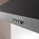CIARRA 24 Inch Wall Mount Range Hood With 3-Speed Extraction Black