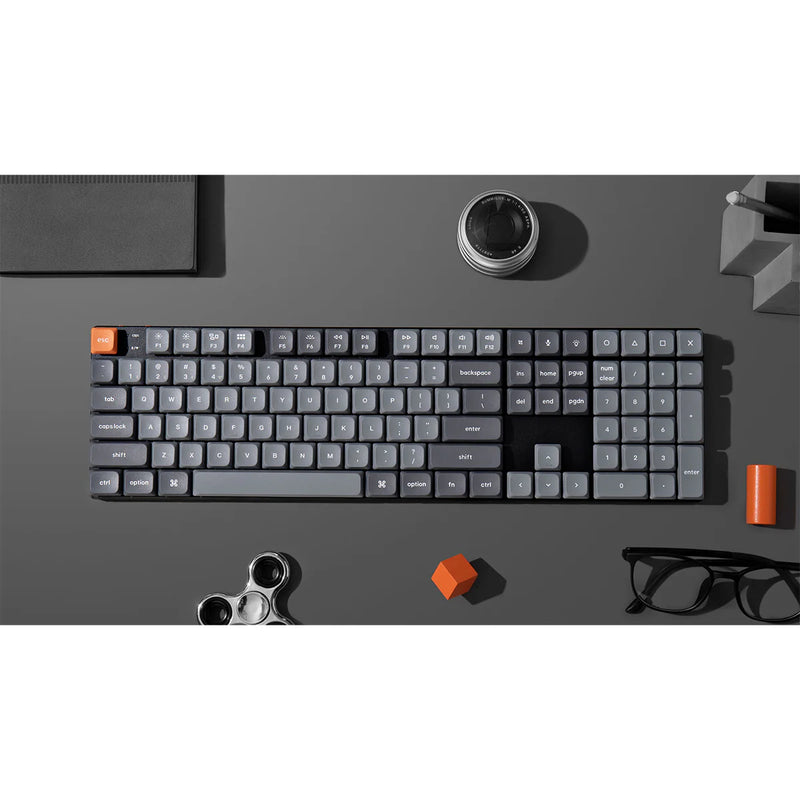 Keychron Keyboard Red Keychron K5 Max Swappable Gateron RGB Backlight Red Switch Keyboard
