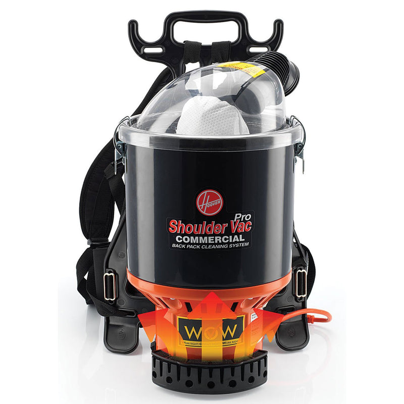 Aspiradora de mochila ligera comercial Hoover