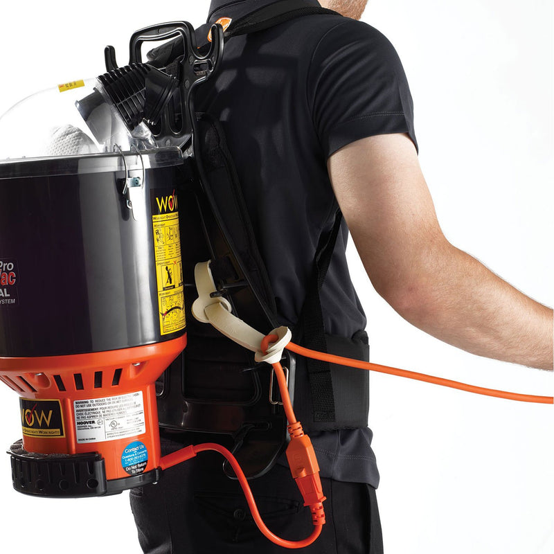 Aspiradora de mochila ligera comercial Hoover