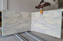 Calacatta Olivia White Bookmatching Marble Slabs Honed - Full Truckload