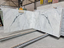 Calacatta Verde White Bookmatching Marble Slabs Polished - Full Truckload