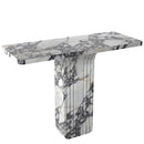 Calacatta Viola Marble Designer Console Polished (W)15" (L)40" (H)32"