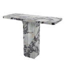Calacatta Viola Marble Designer Console Polished (W)15" (L)40" (H)32"