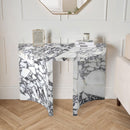 Calacatta Viola Marble Designer Arched Legs Console Polished
