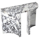 Calacatta Viola Marble Designer Arched Legs Console Polished