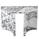 Calacatta Viola Marble Designer Arched Legs Console Polished
