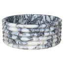 Calacatta Viola Marble Fluted Above-vanity Bathroom Sink Polished