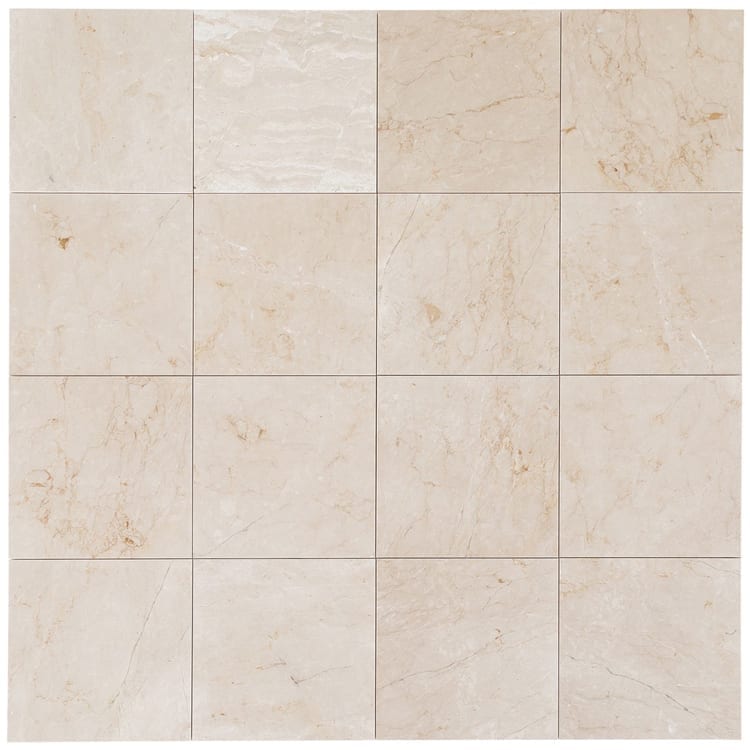 Calista Cream Medium Beige Marble Floor and Wall Tile - Livfloors Collection