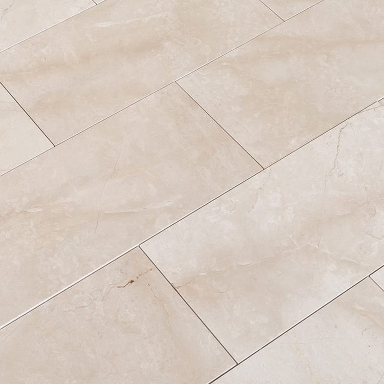 Calista Cream Medium Beige Marble Floor and Wall Tile - Livfloors Collection