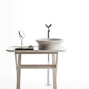 Special Design Marble Above Vanity Bathroom Vessel Sink Polished (D)20" (H)6"