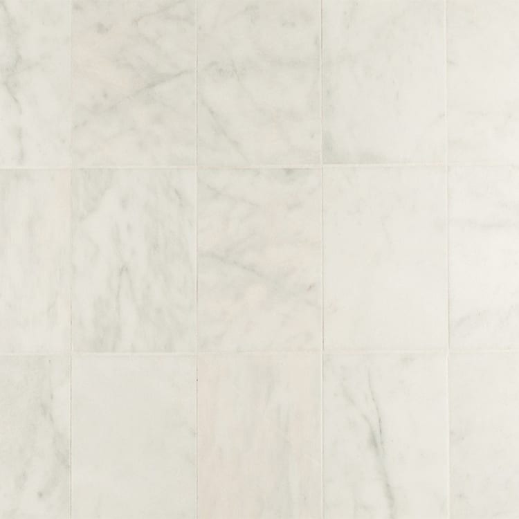 Turkish Carrara White Marble Tile Polished - Livfloors Collection