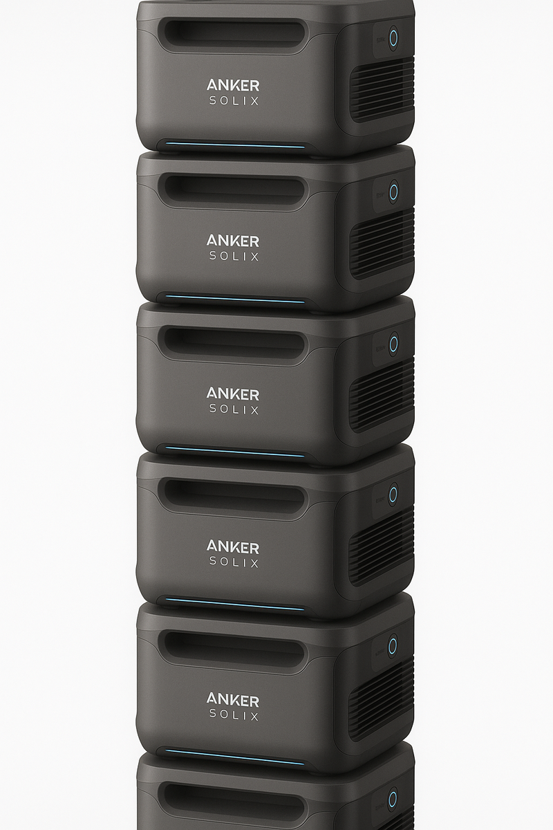 Special Bundle: 6 x Anker SOLIX BP3800 Expansion Battery for SOLIX F3800